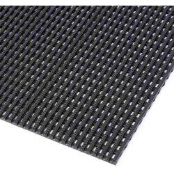 Notrax f�devarem�tte Flexdek 537 - 120cm bred Sort dr�nm�tte p� meterm�l (pr. cm)