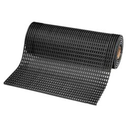 Notrax f�devarem�tte Flexdek 537 - 120cm bred Sort dr�nm�tte p� meterm�l (pr. cm)