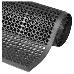 Notrax drnmtte Sanitop 562 - 91x152cm sort gummimtte