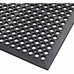 Notrax drnmtte Sanitop 562 - 91x152cm sort gummimtte