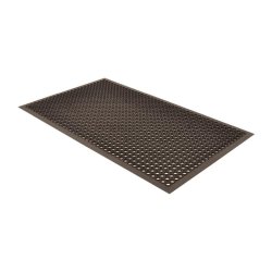 Notrax drnmtte Sanitop 562 - 91x152cm sort gummimtte