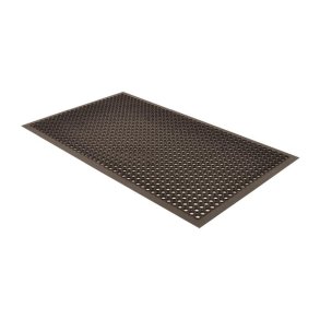 Notrax drnmtte Sanitop 562 - 91x152cm sort gummimtte