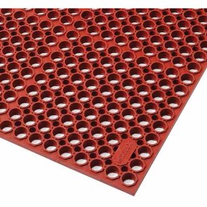 Notrax fdevaremtte Sanitop Deluxe 563 - 91x152cm sort drnmtte