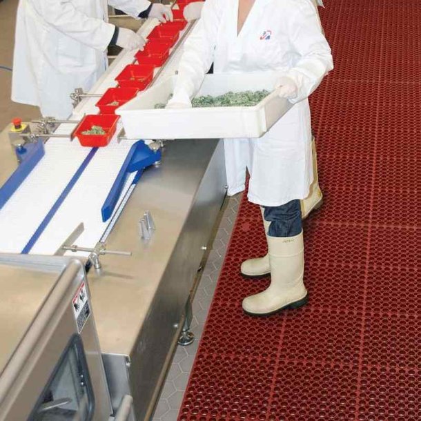 Notrax f�devarem�tte Sanitop Deluxe 563 - 91x152cm sort dr�nm�tte