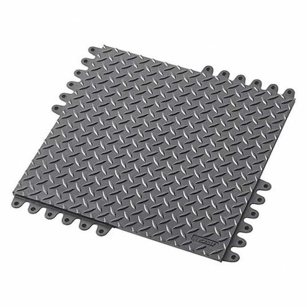Notrax modulr arbejdsmtte De-Flex 572 - 45x45cm gr Nitril flisemtte