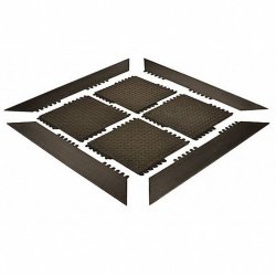 Notrax modulr arbejdsmtte De-Flex 572 - 45x45cm gr Nitril flisemtte