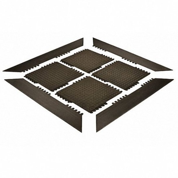 Notrax modulr arbejdsmtte De-Flex 572 - 45x45cm gr Nitril flisemtte
