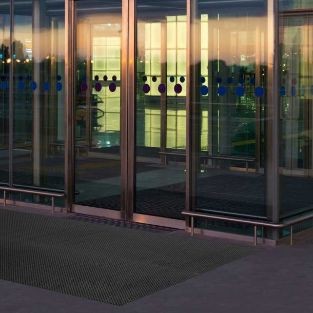 Notrax udendrs mtte Oct-O-Flex 599 - 75x100cm Sort Drnmtte