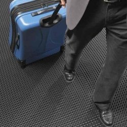 Notrax udendrs mtte Oct-O-Flex 599 - 75x100cm Sort Drnmtte