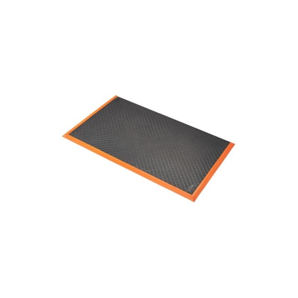 Notrax Safety Stance 649 arbejdsm�tte - 97x315cm Sort/Orange nitrilm�tte