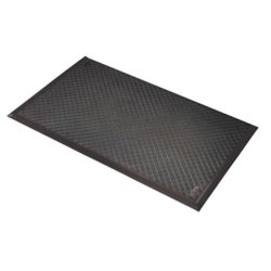 Notrax arbejdsm�tte Safety Stance 649 - 90x150cm sort Nitrilm�tte
