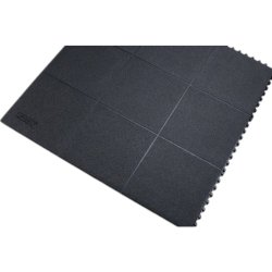 Notrax modul�r svejsem�tte Cushion Ease Solid 656 - 91x91cm sort nitril m�tte
