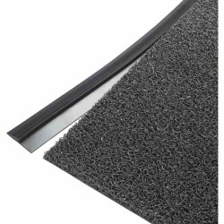 M�rkegr� NoTrax m�tte p� m�l med sort kant, ideel til butik eller industri.