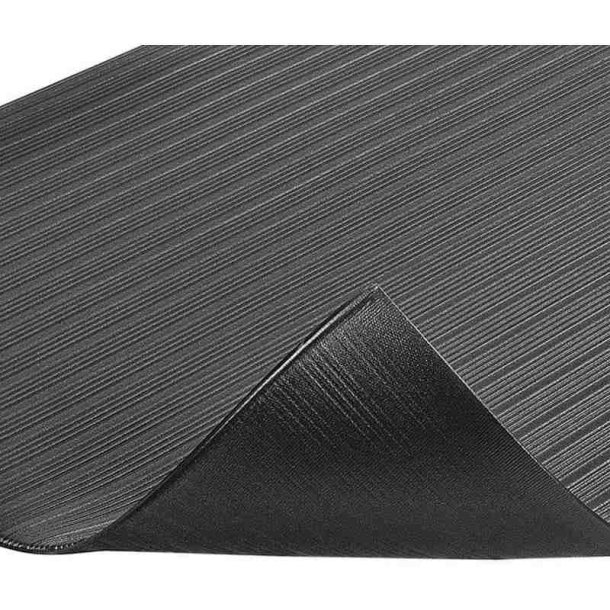Notrax arbejdsmtte 410 Airug - 60x91cm Sort Skummtte