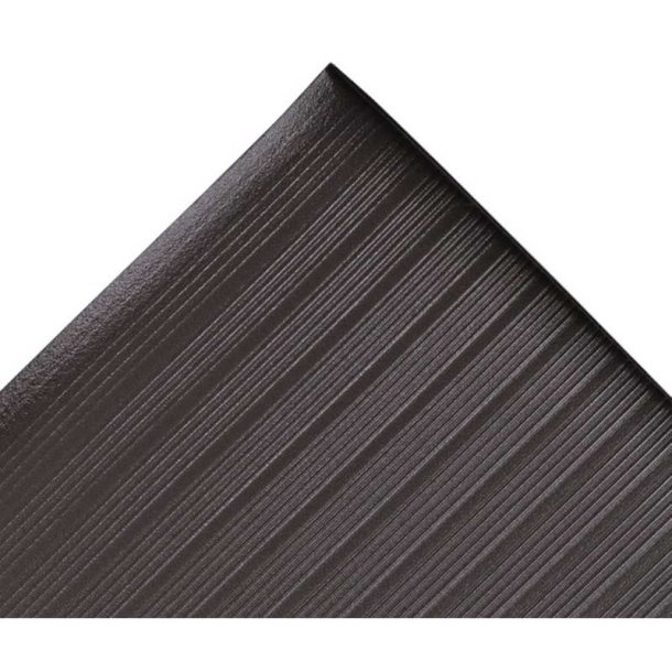 Notrax arbejdsmtte 410 Airug - 60x91cm Sort Skummtte