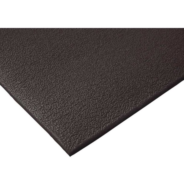 Notrax 411 Sof-Tred arbejdsm�tte - 122cm Sort Skumm�tte meterm�l (pr. cm)