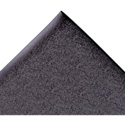 Notrax 411 Sof-Tred arbejdsm�tte - 122cm Sort Skumm�tte meterm�l (pr. cm)