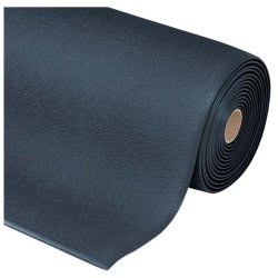 Notrax 411 Sof-Tred arbejdsm�tte - 122cm Sort Skumm�tte meterm�l (pr. cm)