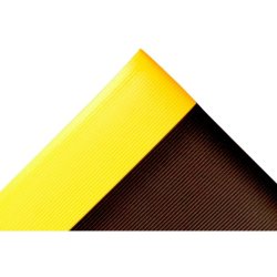 Notrax 413 Gripper Sof-Tred arbejdsm�tte - 60cm x 18,3 meter sort/gul Vinylm�tte rulle