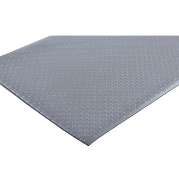 Notrax arbejdsmtte 417 Bubble Sof-Tred - 122cm x 18,3 meter Gr Vinylmtte rulle