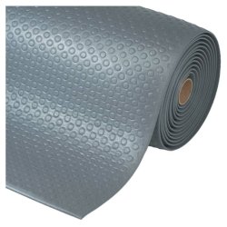 Notrax arbejdsmtte 417 Bubble Sof-Tred - 122cm x 18,3 meter Gr Vinylmtte rulle