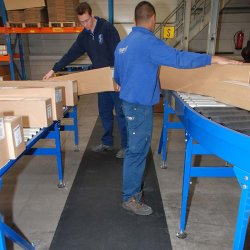 Notrax svejsem�tte 480 Pebble Trax - 60cm Sort Gummim�tte meterm�l (pr. cm)