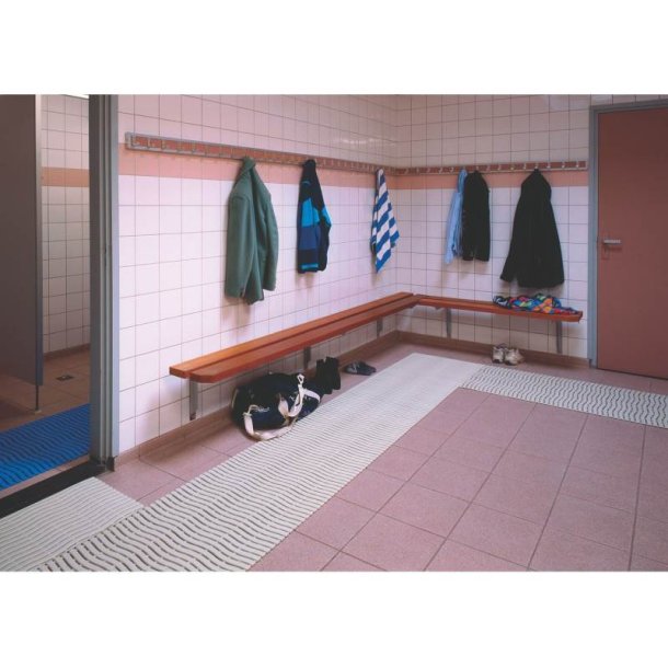 Notrax vdrumsmtte 535 Soft-Step - 60cm x 15 meter hvid Polyethylen mtte p rulle