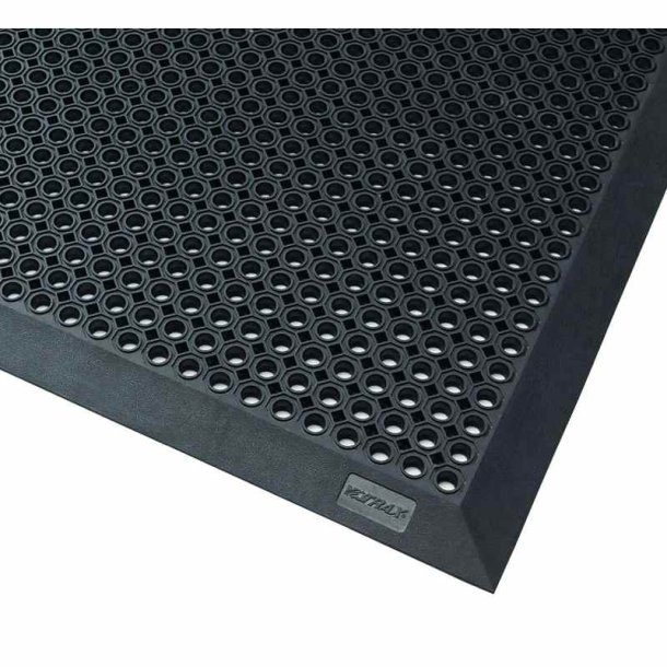 Notrax udend�rs m�tte Oct-O-Flex 599B - 70x90cm sort gummi dr�nm�tte