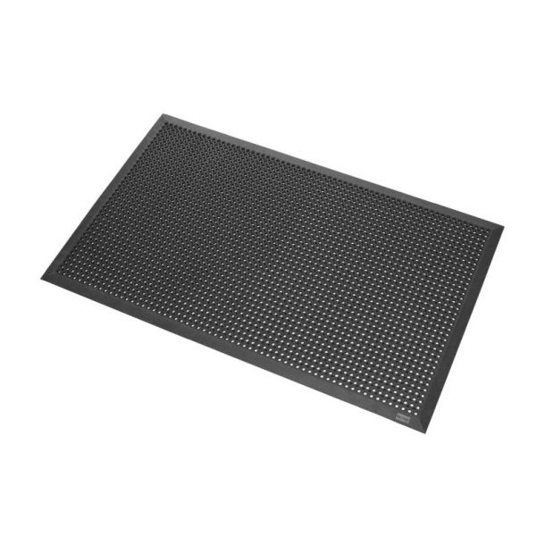 Notrax udendrs mtte Oct-O-Flex 599B - 120x180cm sort gummi drnmtte