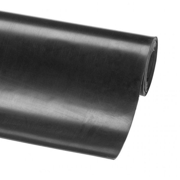 Notrax beskyttelsesmtte 742 Tabel Tac P3 - 3mm x 100cm tynd sort gummimtte Meterml (pr. cm)