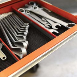 Notrax beskyttelsesmtte 750 Rib - 3mm x 100cm - 10 meter tynd gr gummimtte