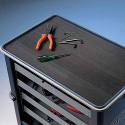 Notrax beskyttelsesmtte 757 Rib - 3mm x 100cm tynd gummimtte Meterml (pr. cm)