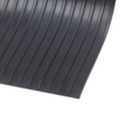 Notrax beskyttelsesmtte 759 Rib - 3mm x 90cm tynd gummimtte Meterml (pr. cm)