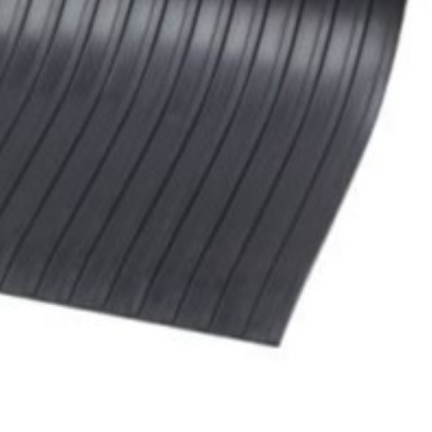 Notrax beskyttelsesmtte 759 Rib - 3mm x 90cm tynd gummimtte Meterml (pr. cm)