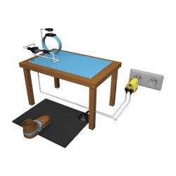 Notrax 4,5 m ESD Jordingskabel - grounding cable Han/ring