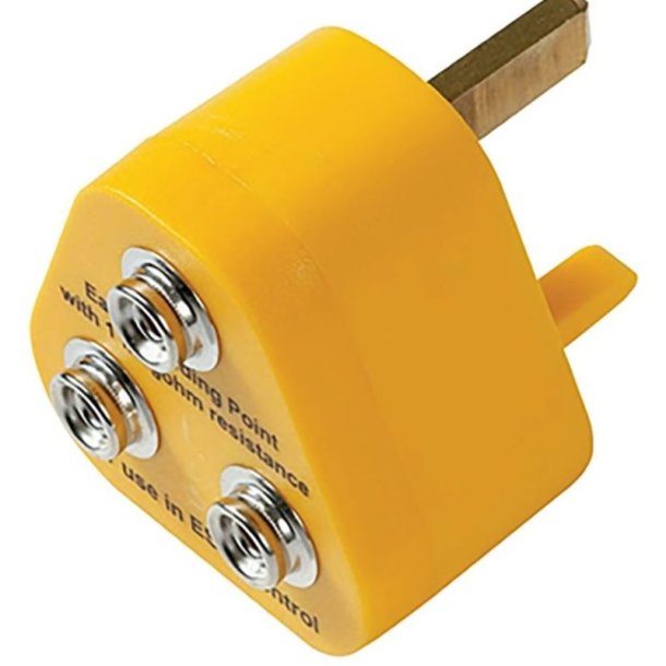 Notrax ESD jordforbindelsesstik - F�lles antistatisk jordstik (UK)