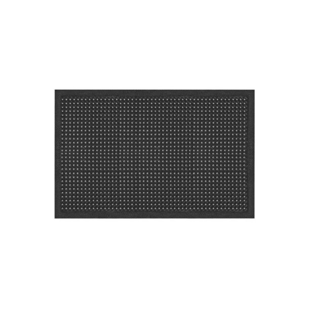Notrax udendrs mtte Rubber Brush 345 - 90x180cm sort gummi mtte