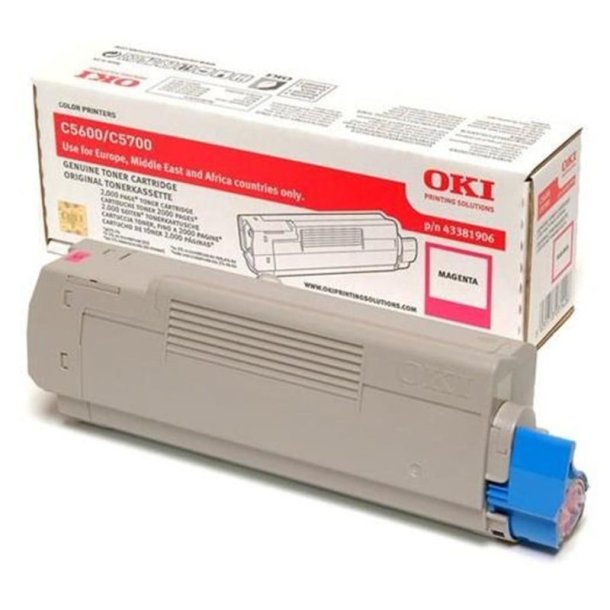 OKI original toner - C5600/C5700 - Magenta - 2000 sider