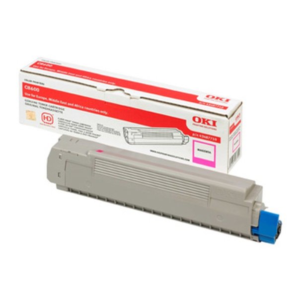 OKI original toner - C8600/C8800 - Magenta - 6000 sider