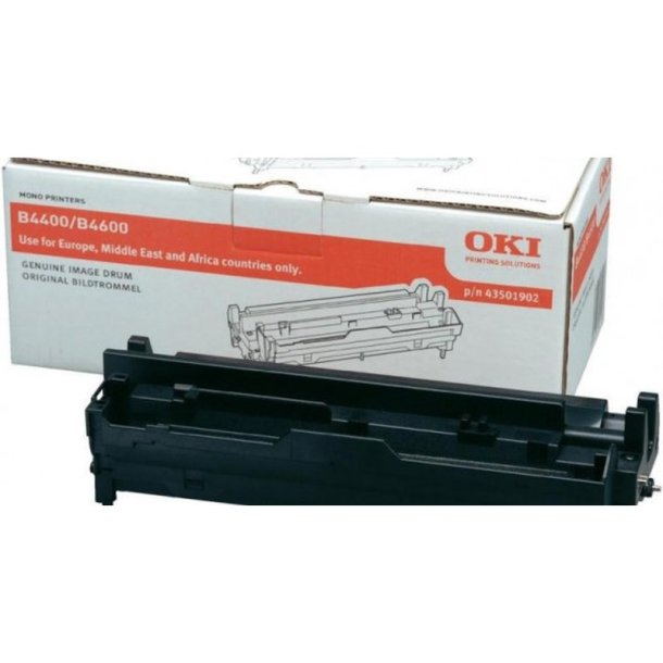 OKI Original tromle - B4400/B4600 - Sort - 20000 sider