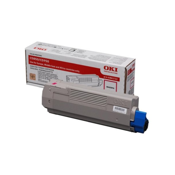 OKI original toner - MC650/C5850/C5950 - Magenta - 6000 sider