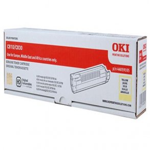 OKI original toner - MC851/861 - yellow - 7300 sider