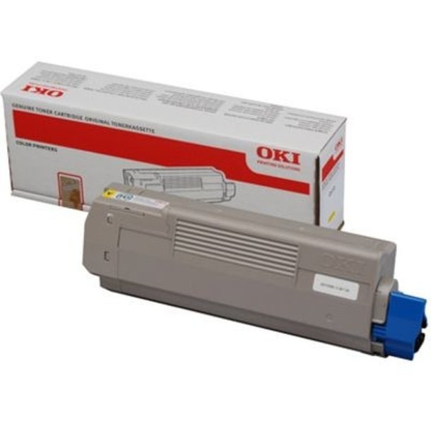 OKI original toner - MC861 - Yellow - 10000 sider