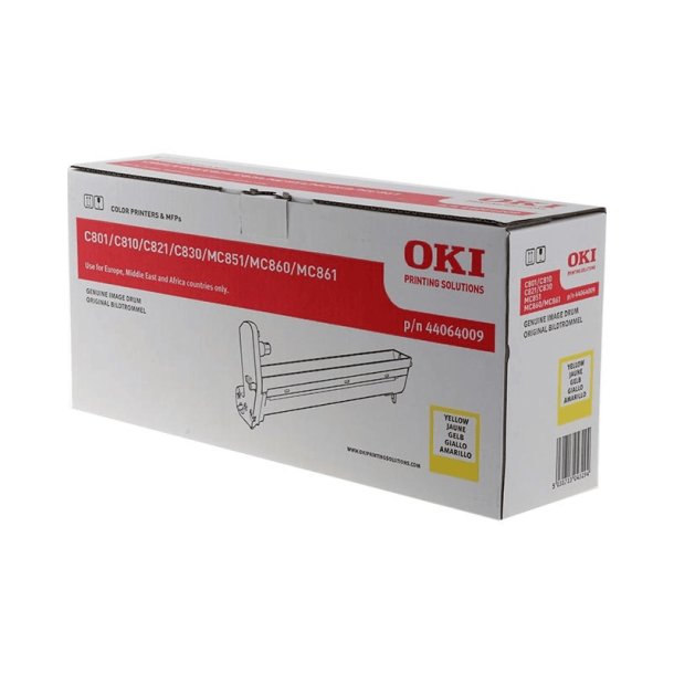 OKI Original tromle - C801/810/821/830/MC851/860/861 - Yellow - 20000 sider