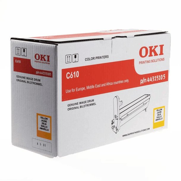 OKI Original tromle - C610 - Yellow - 20000 sider