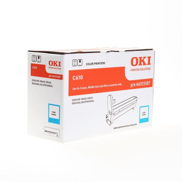 OKI Original tromle - C610 - Cyan - 20000 sider