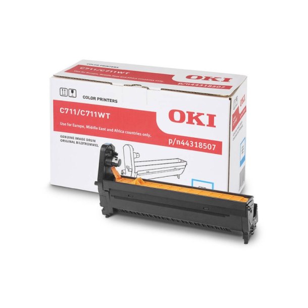 OKI Original tromle - C711 - Cyan - 20000 sider