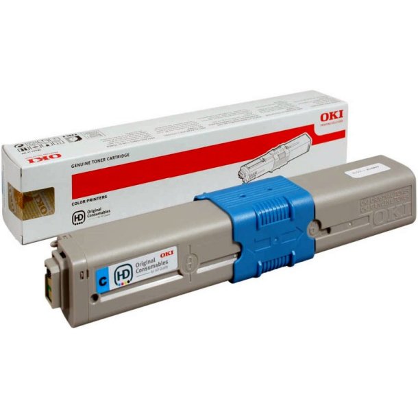 OKI original toner - C510/C530 - cyan - 5000 sider