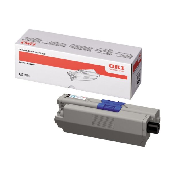 OKI original toner - C510/C530 - Sort - 5000 sider