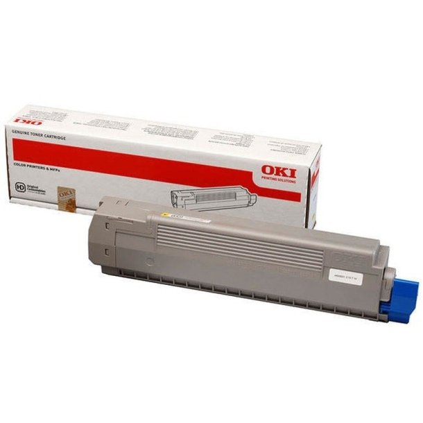 OKI original toner - C801/C821 - Yellow - 7300 sider